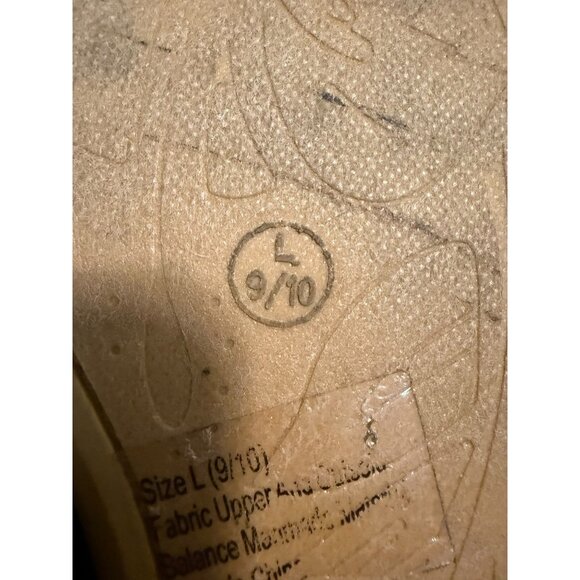 Black Knot Bow Slide Sandals Womens Size L 9/10 West Loop Fabric Upper Slip-On S - Picture 4 of 4